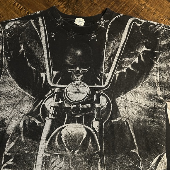 Vintage Miami Ink Moto T Size M (Fits S Best) - Picture 3 of 3